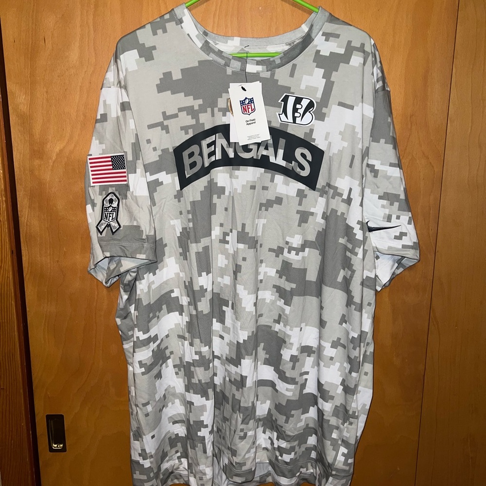NWT Camo Bengals tee sz 3x
